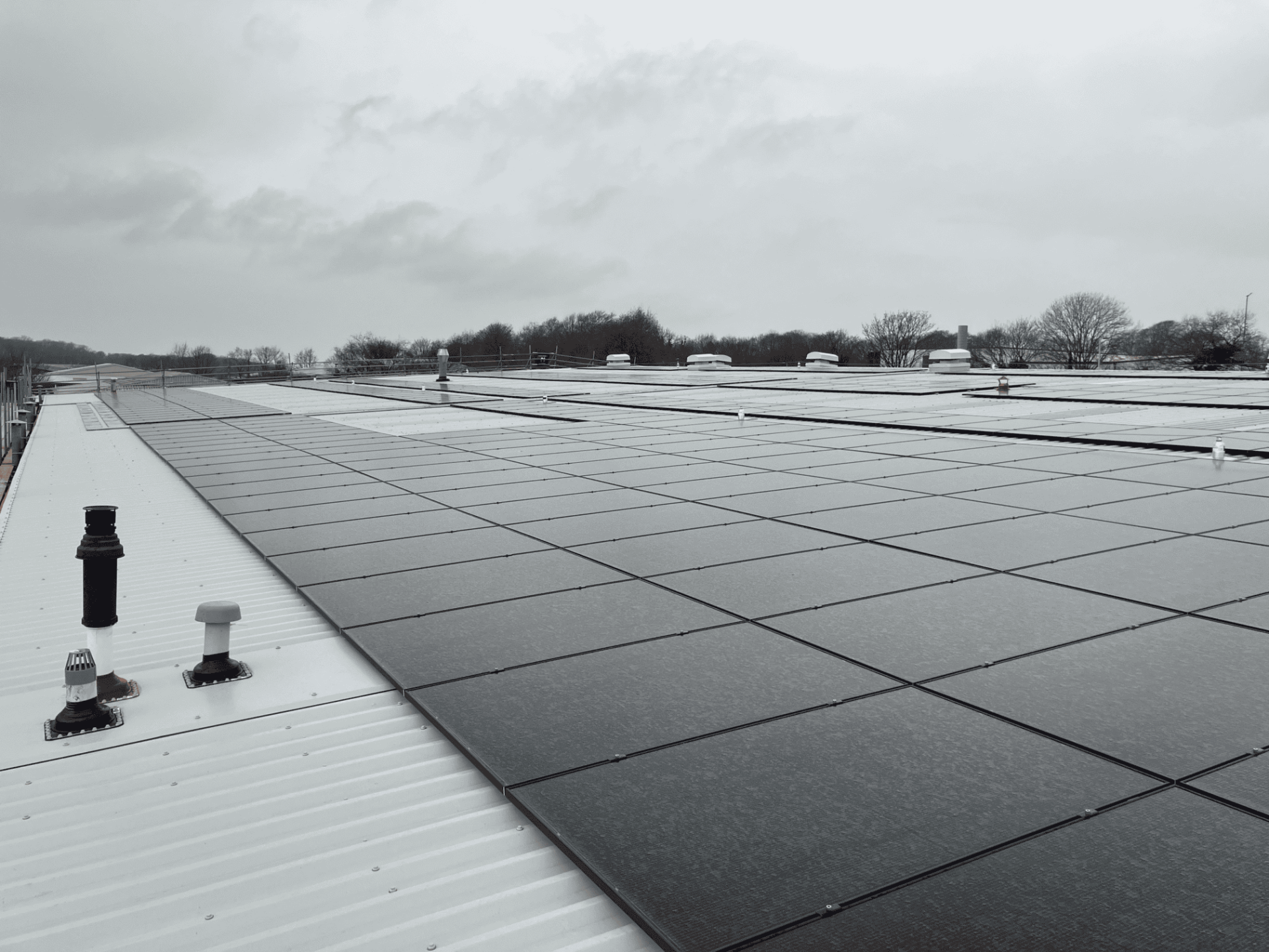Algram Roof Overcladding and Solar Panel Installation Algram Roof Overcladding and Solar Panel Installation