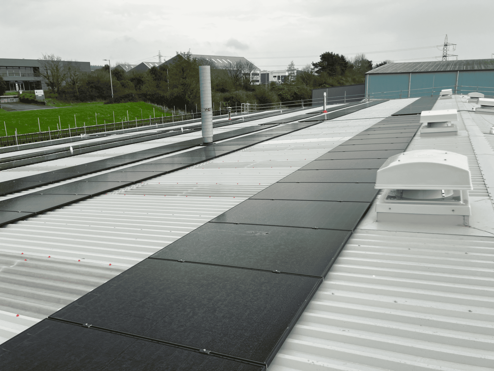 Algram Roof Overcladding and Solar Panel Installation